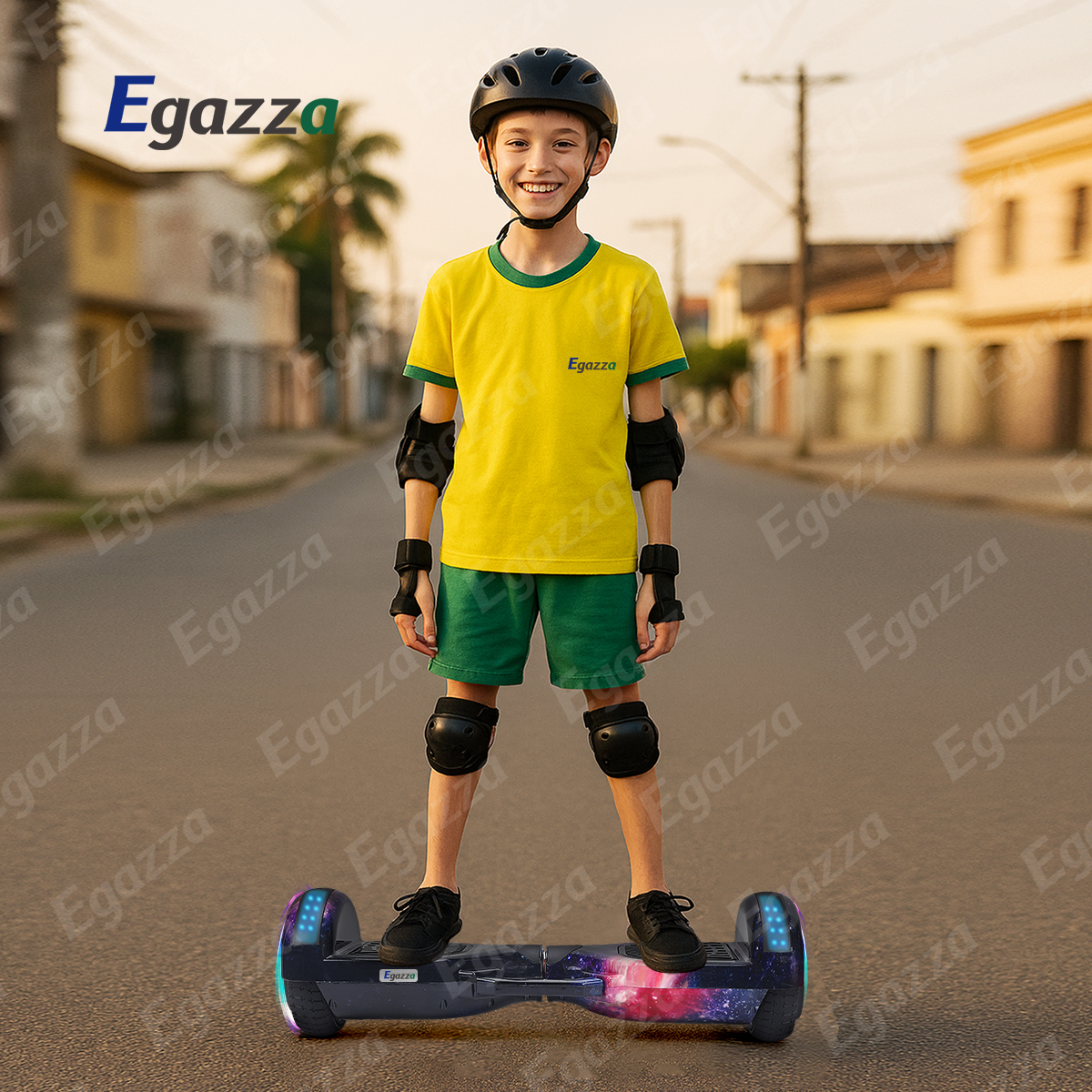 Hoverboard Antech K5 Com Padrão De Estrela De Três Cores
